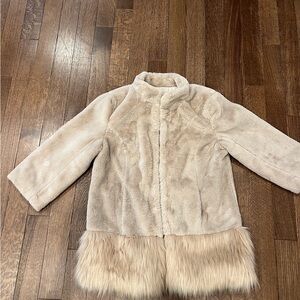 Tyler Boe faux fur 3/4 sleeve jacket